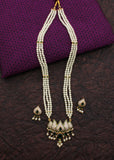 DESIGNER LOTUS MOTI NECKLACE