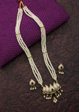 DESIGNER LOTUS MOTI NECKLACE