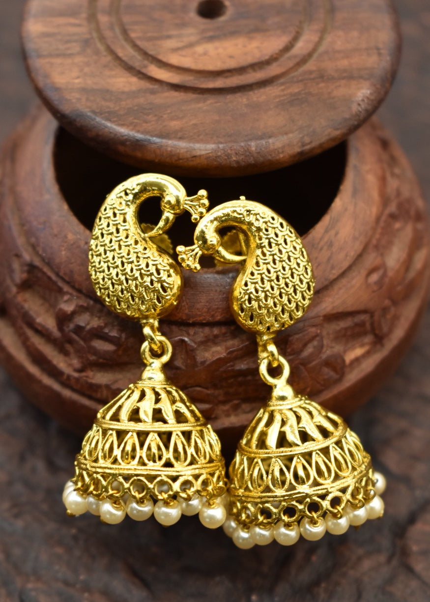 DESIGNER PEACOCK JHUMKI