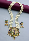 IMPRESSIVE PEACOCK DESIGNER NECKLACE