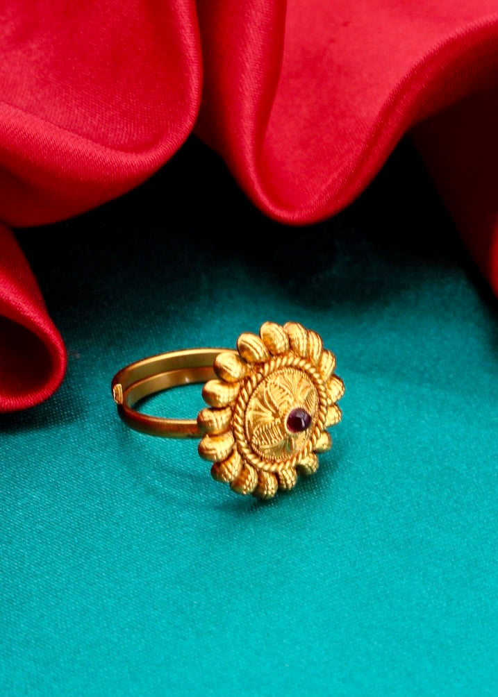 ELEGANT FLORET FINGER RING – Sonchafa