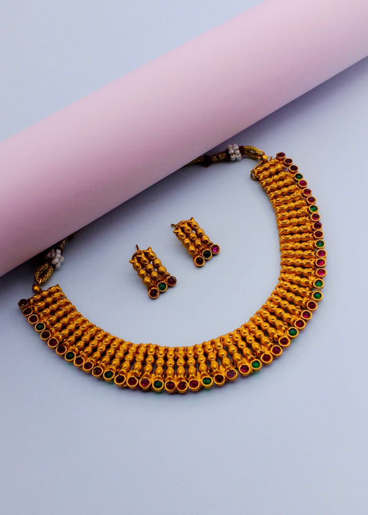 ENTICING PESHWAI NECKLACE
