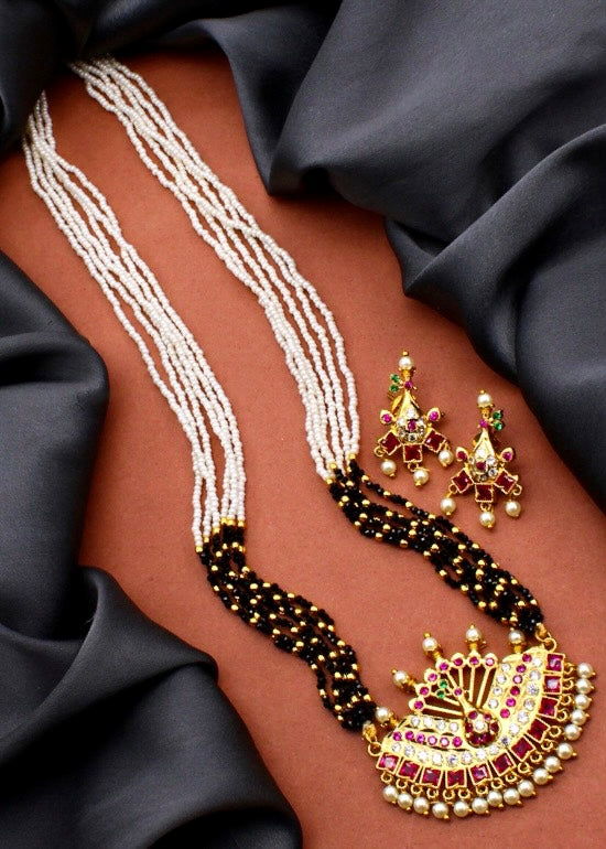 GLAMOROUS PEACOCK NECKLACE