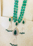 GREEN CRYSTAL NECKLACE