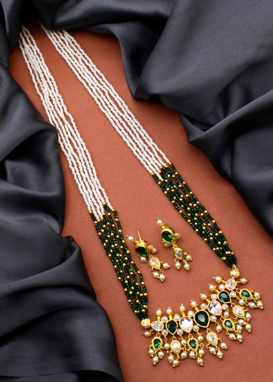 MULTI COLOUR TANMANI NECKLACE