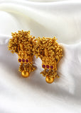 PESHWAI GOLDEN BEADS EARRINGS