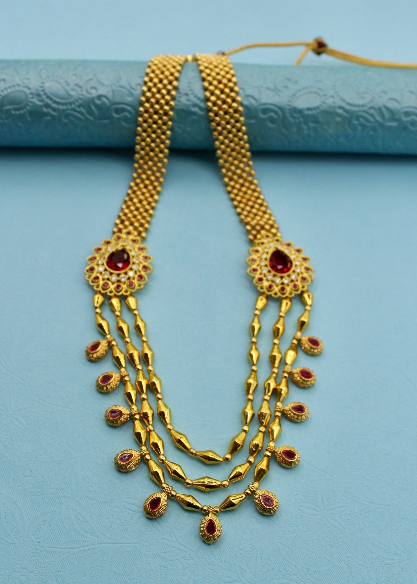 DROPLET DESIGNER MALHAR NECKLACE