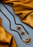 STUDDED PEACOCK PEARL MANGALSUTRA