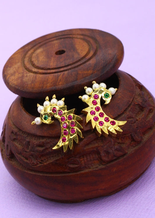 CLASSIC PEACOCK EARRINGS