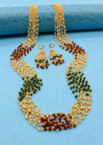 MULTI COLOUR MOTI NECKLACE