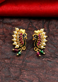 PEAFOWL DESIGNER MOTI EARRINGS