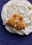 DAINTY FLORET MATTE JHUMKI