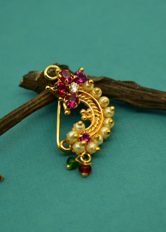 INTRICATE FLORAL NATH