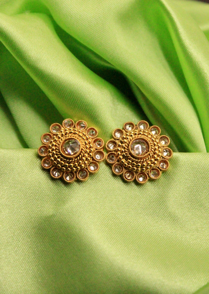 Antique Jewelry High Gold Polish Designer Fancy Wear Party Wear Jhumka  Earring Set at Rs 264/pair | Malad West | Mumbai | ID: 10344008630