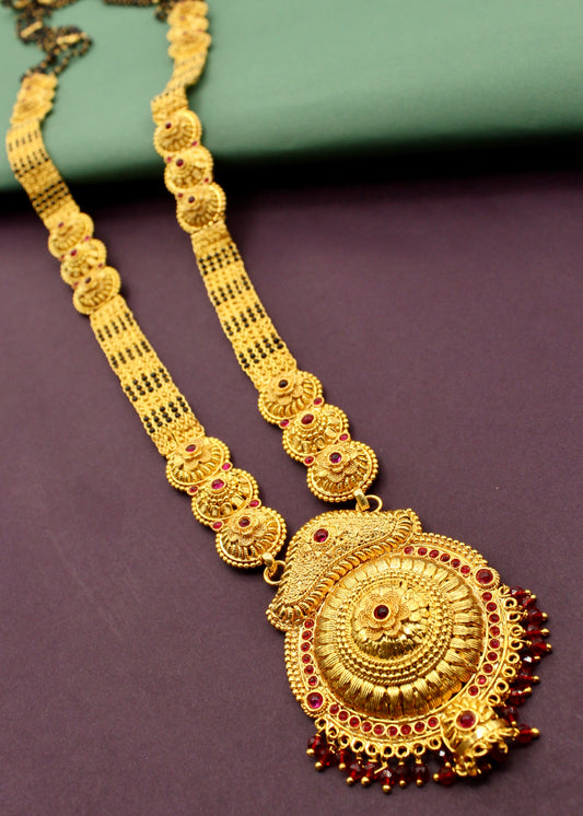 SLEEK FLOWERET MATTE MANGALSUTRA