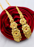 DELIGHTFUL GOLDEN KANCHAIN WITH EARRINGS