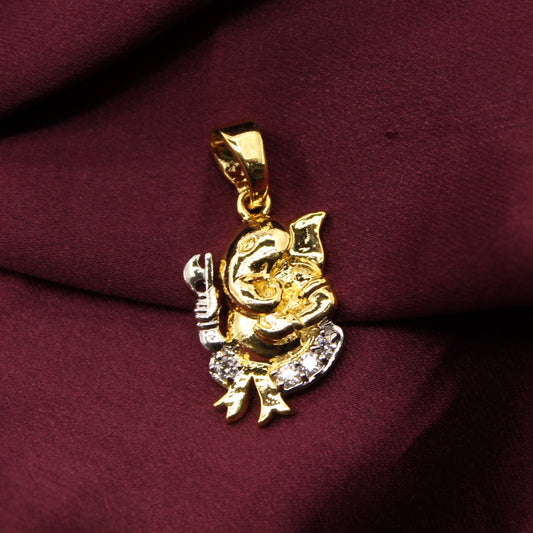 DAZZLING GANESHA DIA PENDANT