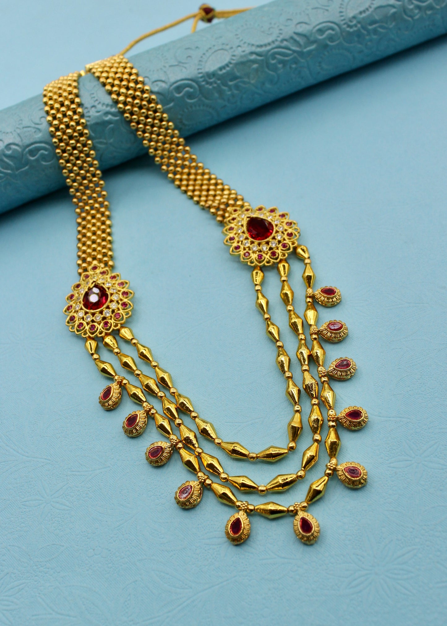 DROPLET DESIGNER MALHAR NECKLACE