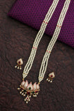 DESIGNER LOTUS MOTI NECKLACE