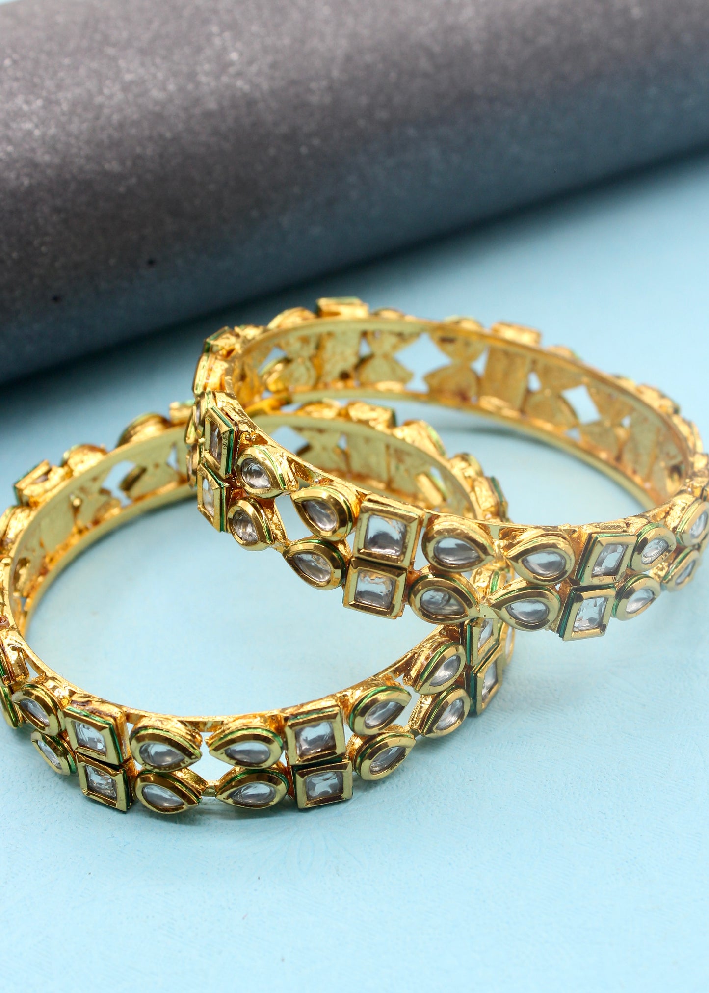 STUNNING KUNDAN BANGLES