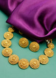 TRADITIONAL GOLDEN BEADED NECKLACE