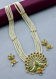 IMPRESSIVE PEACOCK DESIGNER NECKLACE