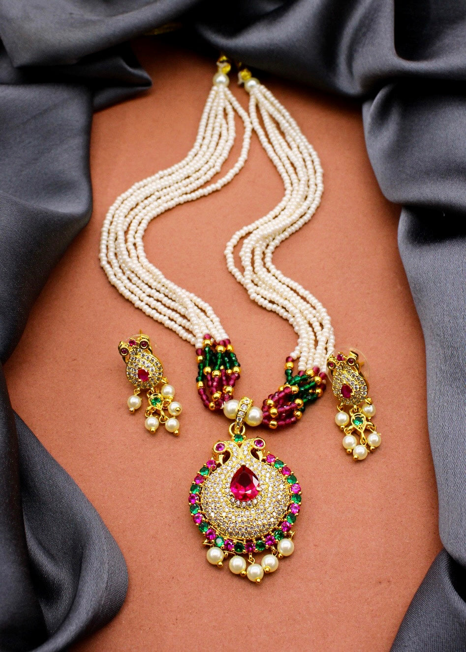 PEACOCK DESIGNER NECKLACE