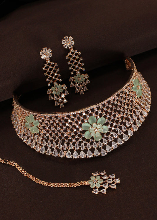 LUMINOUS DIA WEDDING NECKLACE