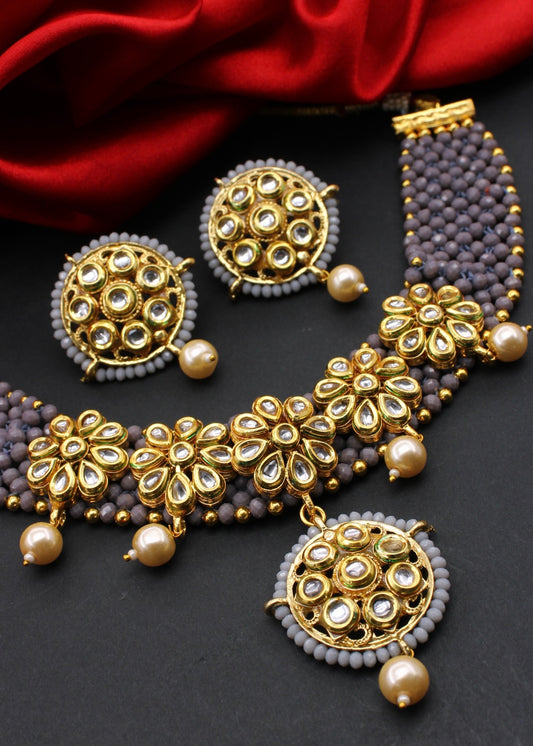 DROPLET FLORET DESIGNER CHOKER