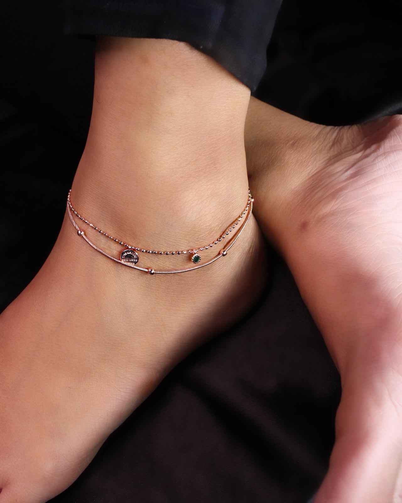 CHARMING DIA ANKLET