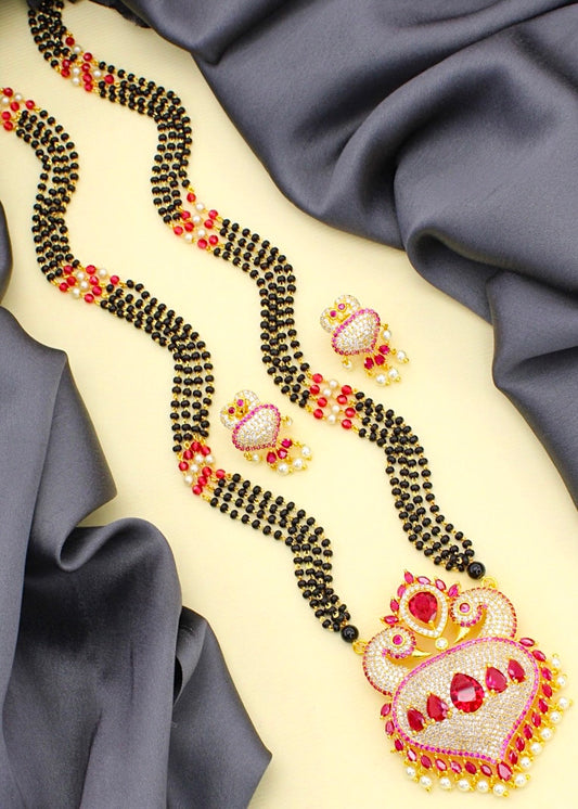 ROYAL PEACOCK MOTI MANGALSUTRA