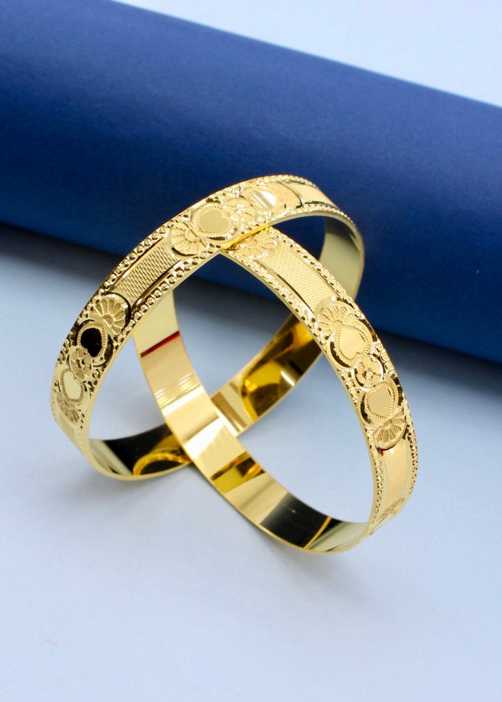 STUNNING GOLD PLATED BANGLES