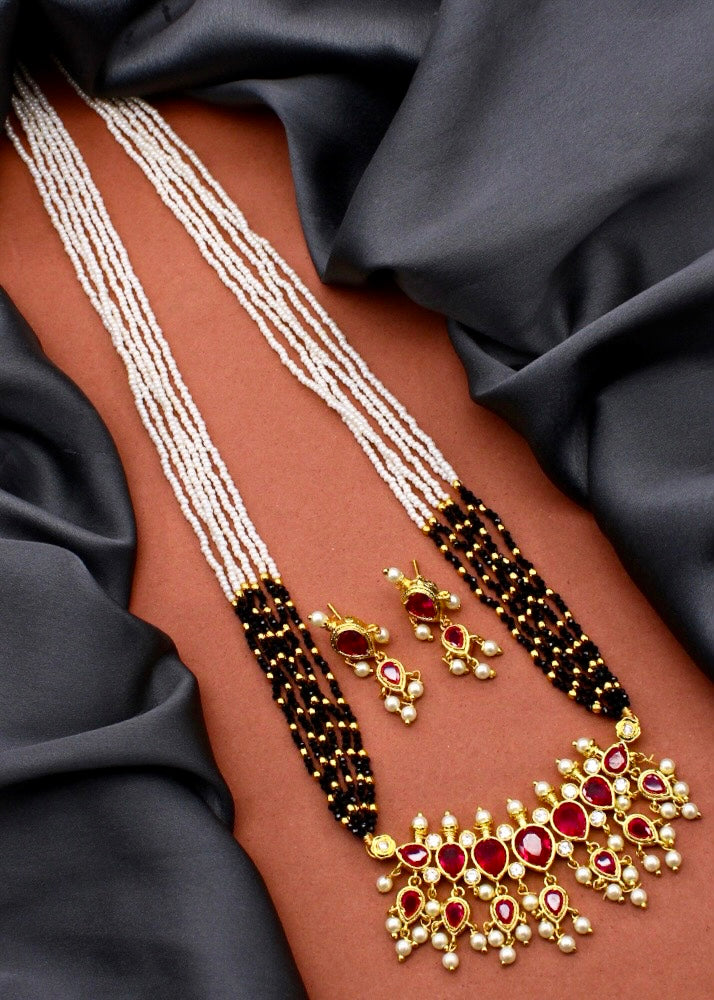 MULTI COLOUR TANMANI NECKLACE