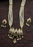 DESIGNER LOTUS MOTI NECKLACE