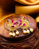 PEAFOWL DESIGNER EARRINGS