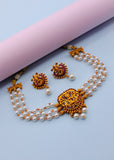 SPLENDID PESHWAI CHOKER NECKLACE