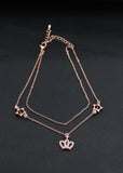 QUEENLY ROSE GOLD ANKLET