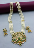 IMPRESSIVE PEACOCK DESIGNER NECKLACE