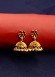 FLOWERET PESHWAI JHUMKI EARRINGS