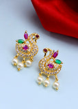 PEAFOWL DESIGNER EARRINGS