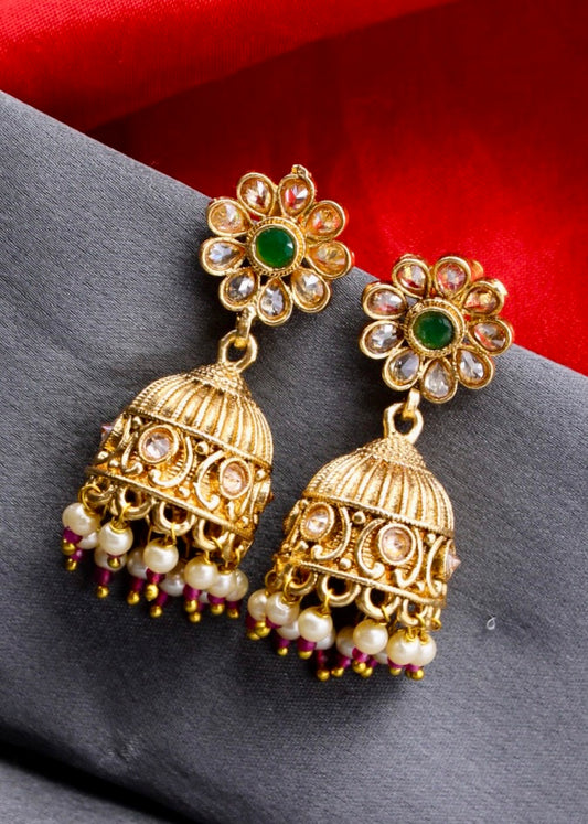 CLASSY FLORAL JHUMKI