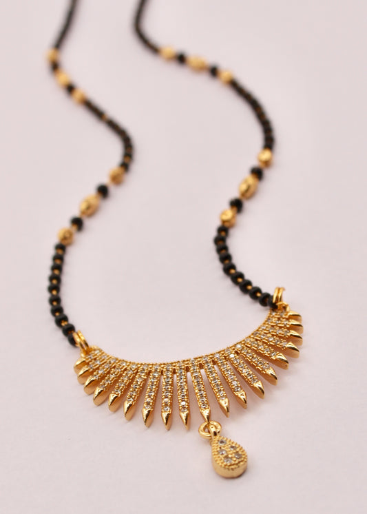 ROSE GOLD RAYS DESIGNER MANGALSUTRA