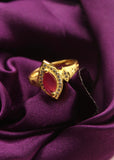 CLASSIC GOLD PLATED FINGER RING