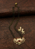 OPULENT PEACOCK MOTI MANGALSUTRA