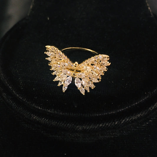 BUTTERFLY DESIGNER DIA RING