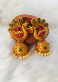 STYLISH PEACOCK JHUMKI