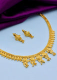 FLORAL GOLD PLATED NECKLACE