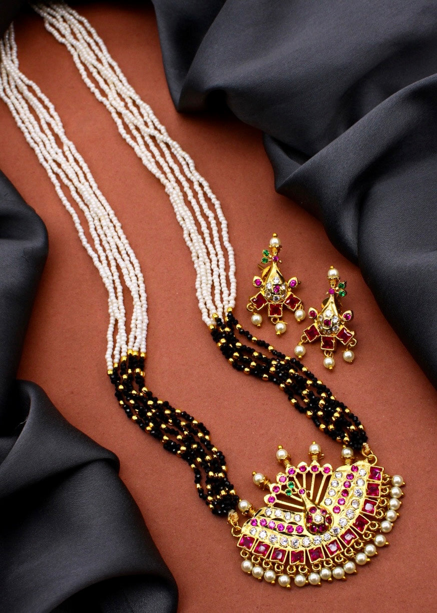 GLAMOROUS PEACOCK NECKLACE