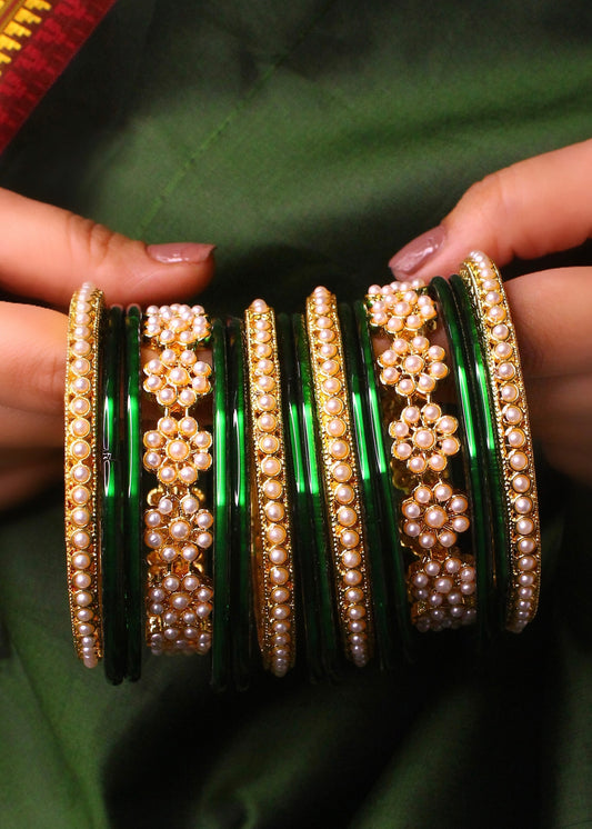 FLOWERET MOTI BANGLES