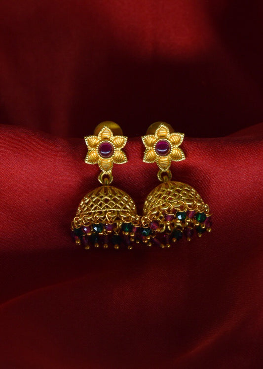 FLORAL JHUMKI